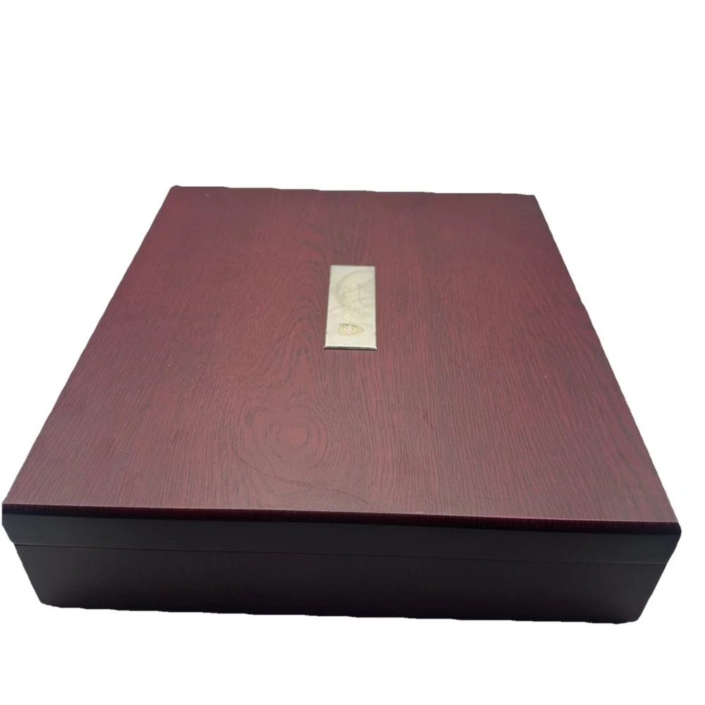 Executive Wine Collectors Set Leeds 1400-86WD  Wood 9 Pieces Star Promotions